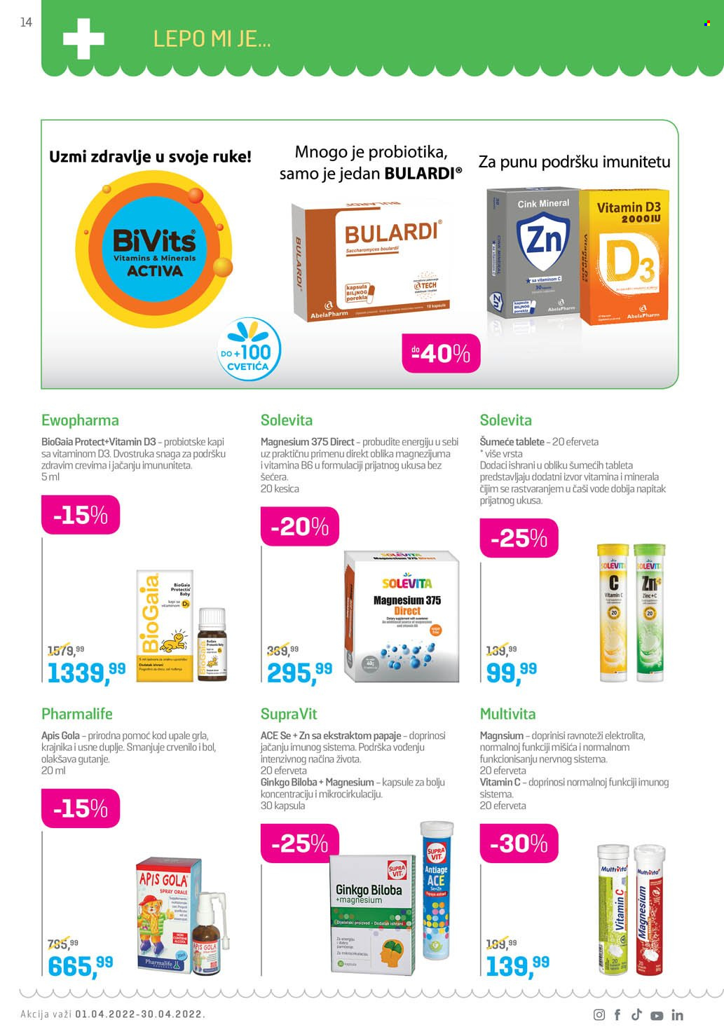 Lilly Drogerie katalog - 01.04.2022 - 30.04.2022. Stranica 14