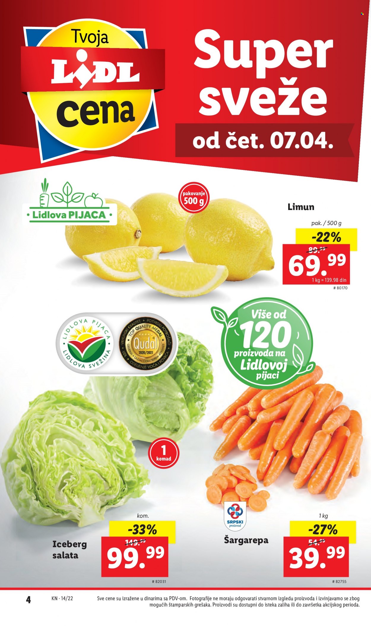 Lidl katalog - 07.04.2022 - 13.04.2022. Stranica 4