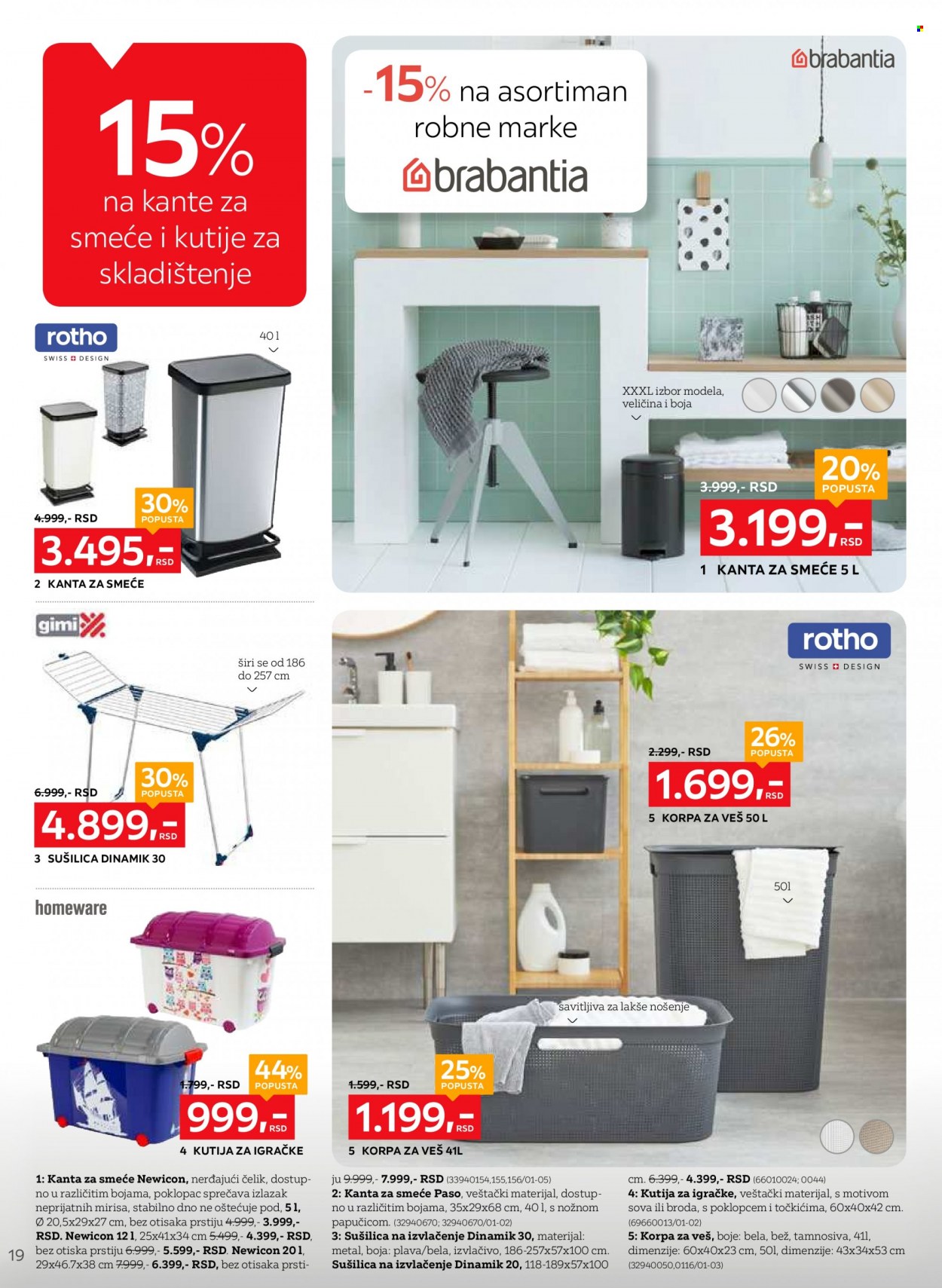 Lesnina XXXL katalog - 04.04.2022 - 01.05.2022. Stranica 19