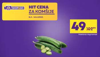 Shop & Go katalog - 08.04.2022 - 14.04.2022.