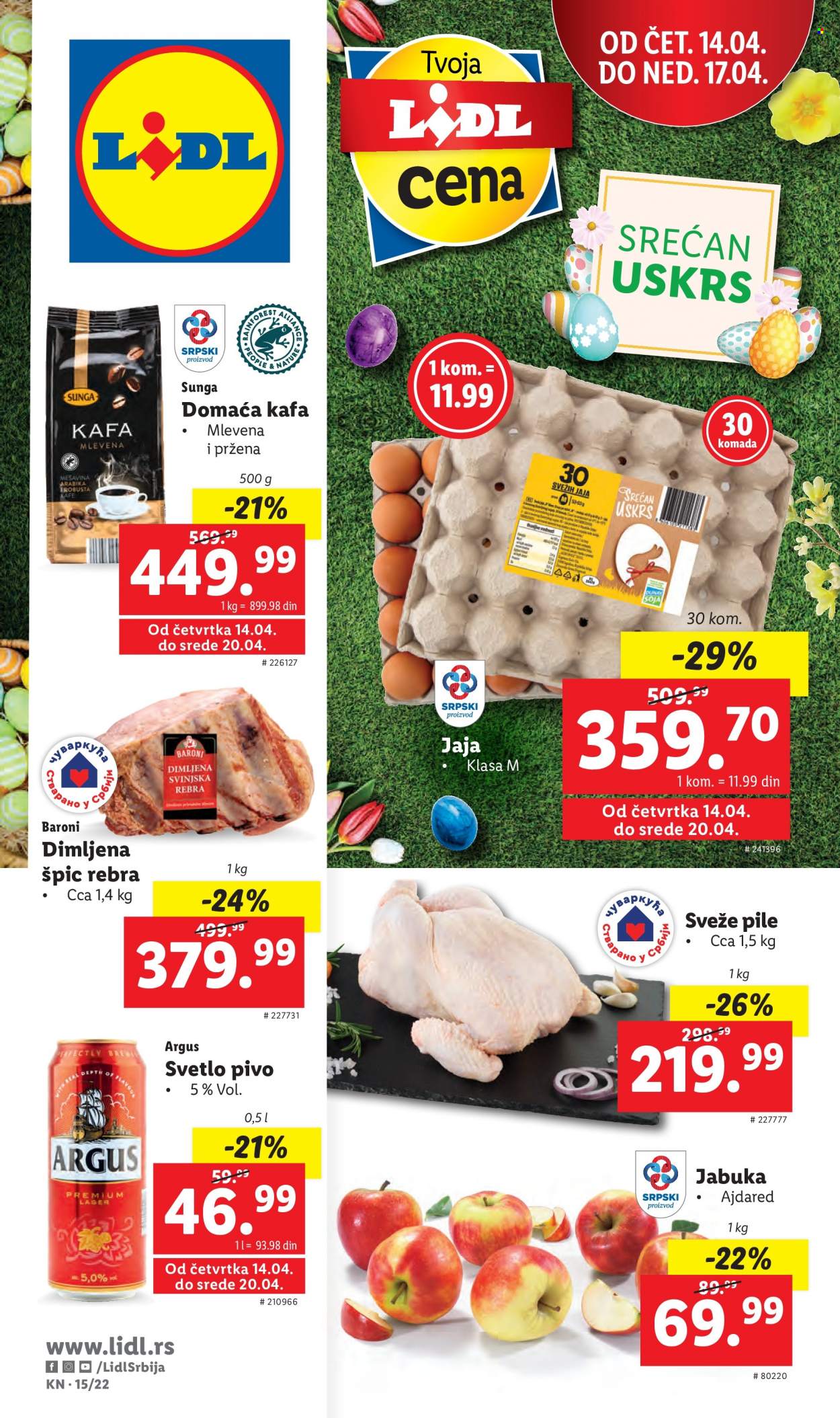 Lidl katalog - 14.04.2022 - 20.04.2022. Stranica 1