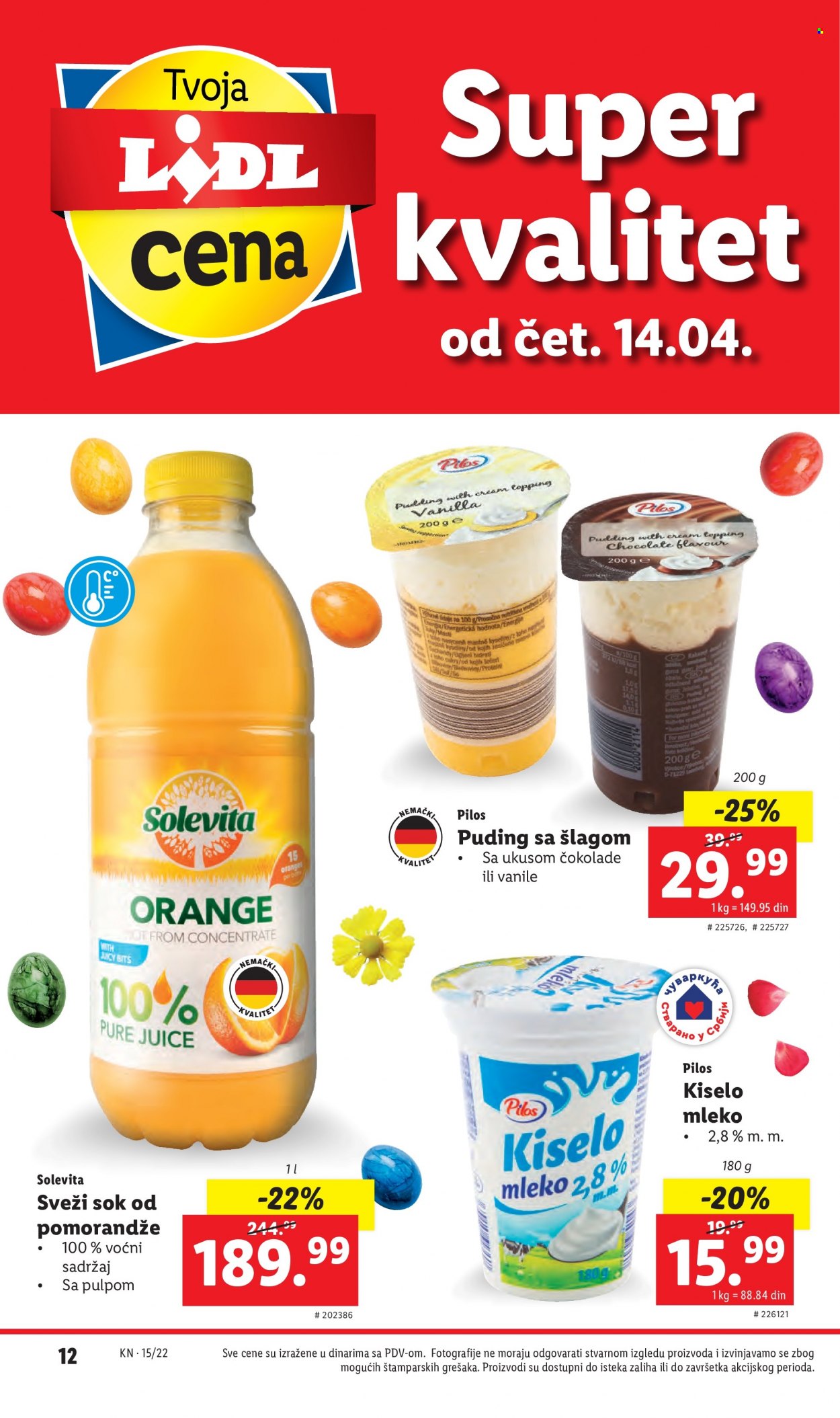 Lidl katalog - 14.04.2022 - 20.04.2022. Stranica 12