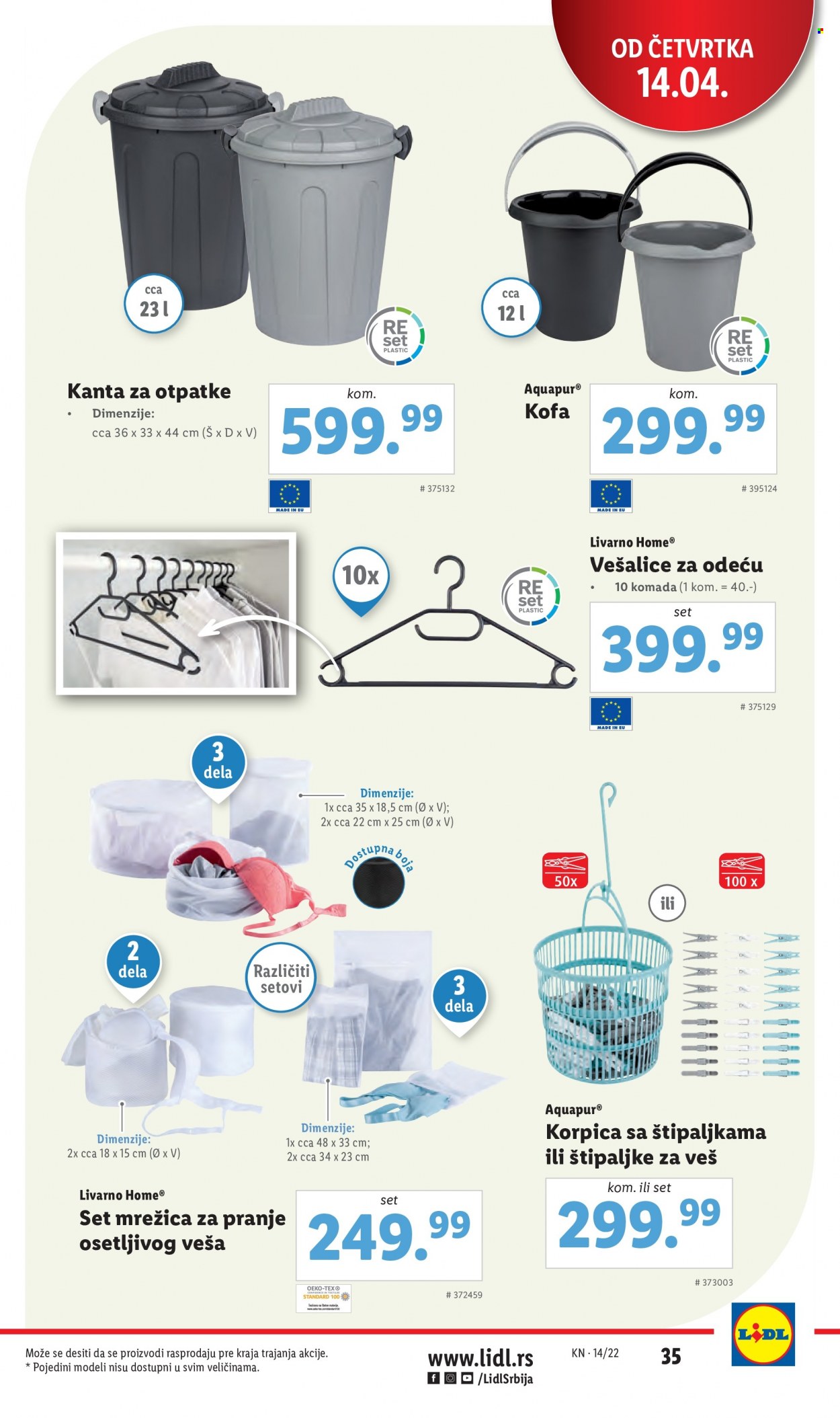Lidl katalog - 14.04.2022 - 20.04.2022. Stranica 35