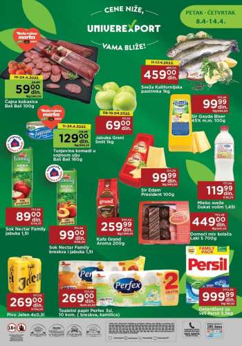 Univerexport katalog - 08.04.2022 - 14.04.2022.