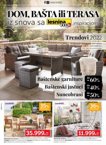 Lesnina XXXL katalog - 12.04.2022 - 22.05.2022.