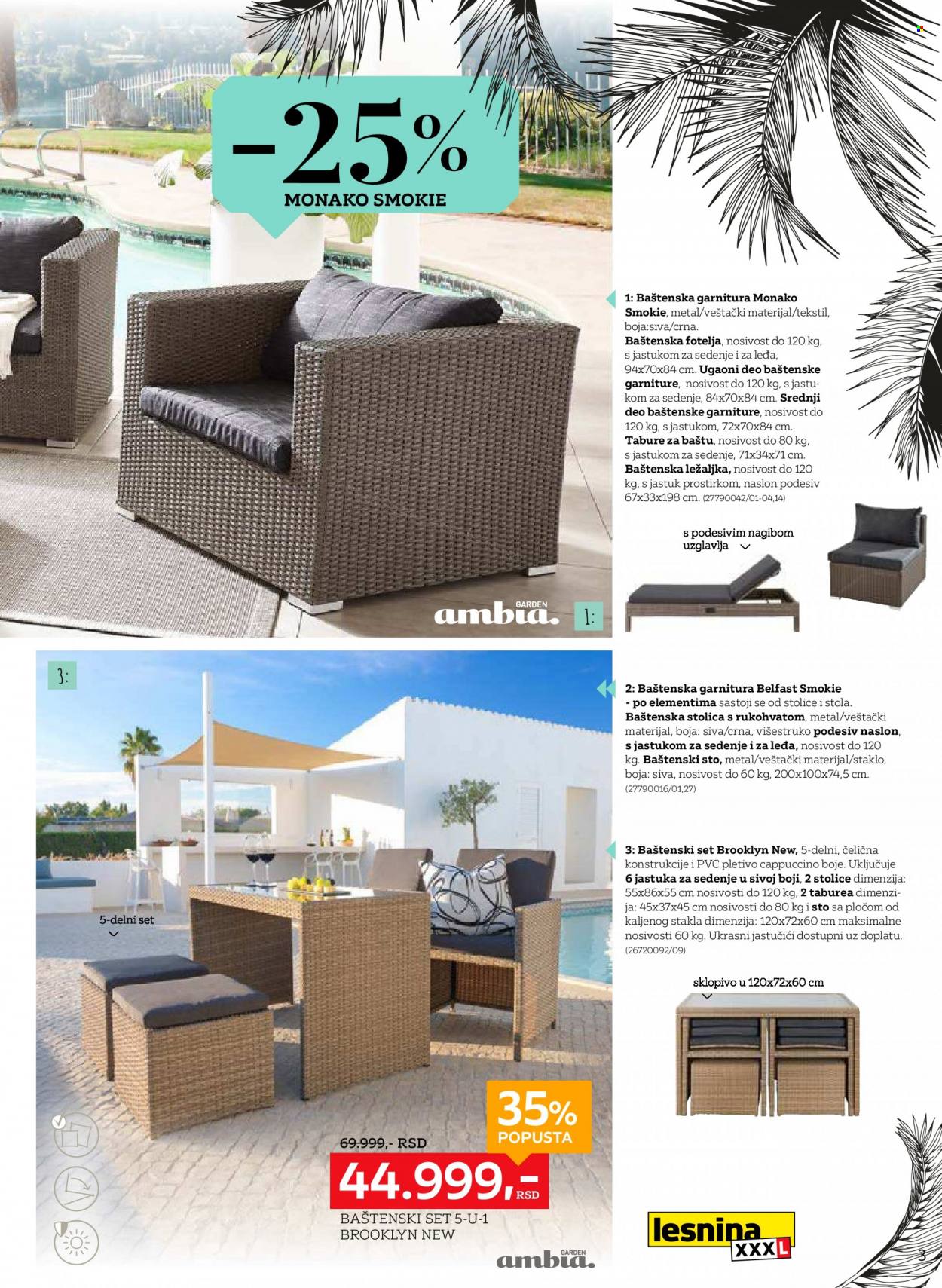 Lesnina XXXL katalog - 12.04.2022 - 22.05.2022. Stranica 3