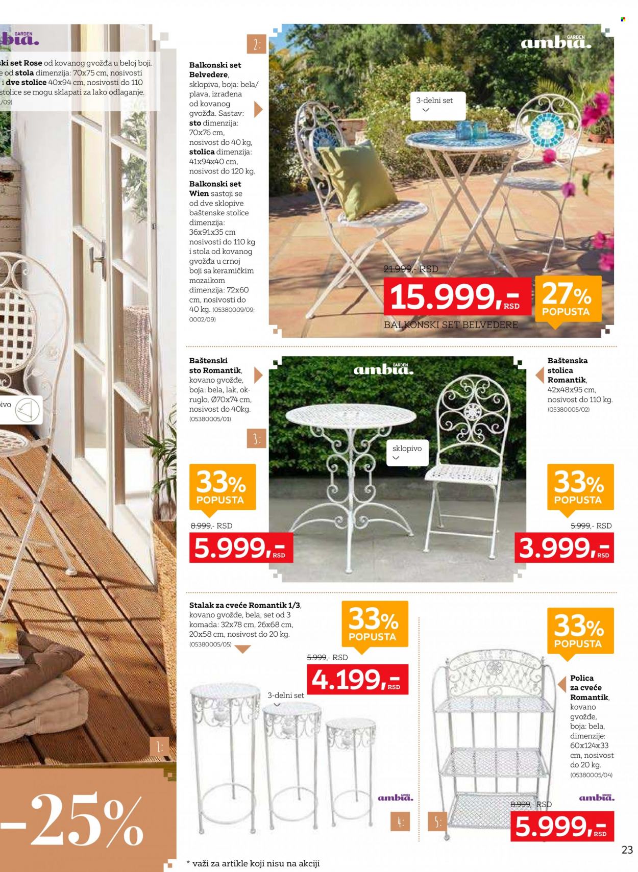 Lesnina XXXL katalog - 12.04.2022 - 22.05.2022. Stranica 23