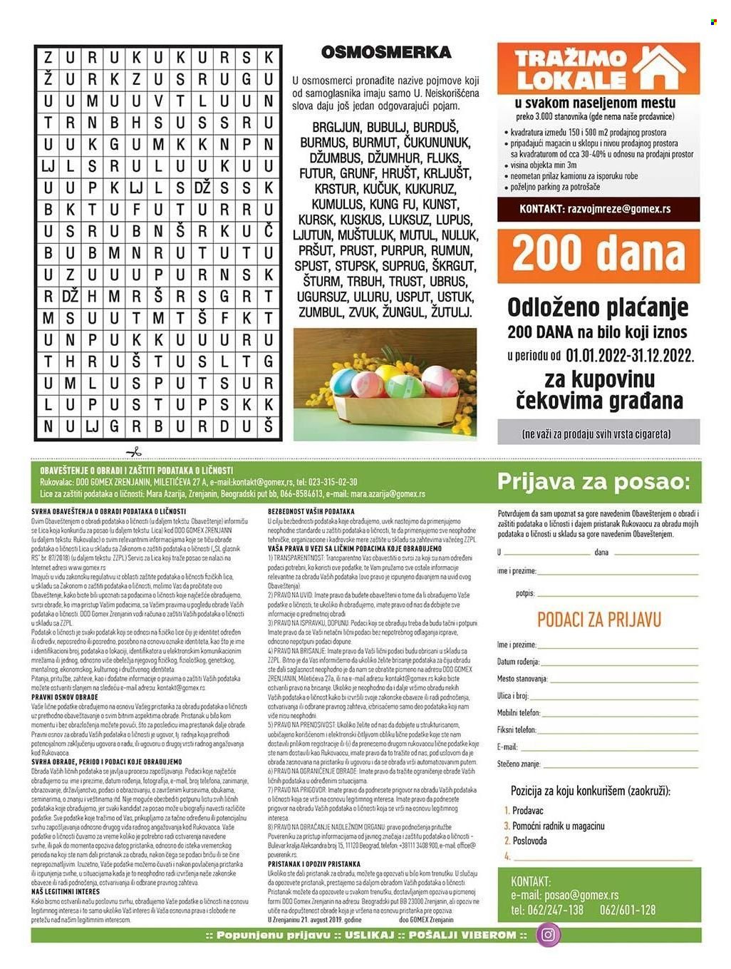Gomex katalog - 15.04.2022 - 05.05.2022. Stranica 39