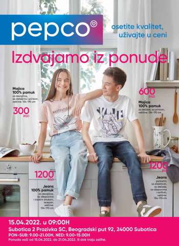 Pepco katalog - 15.04.2022 - 21.04.2022.