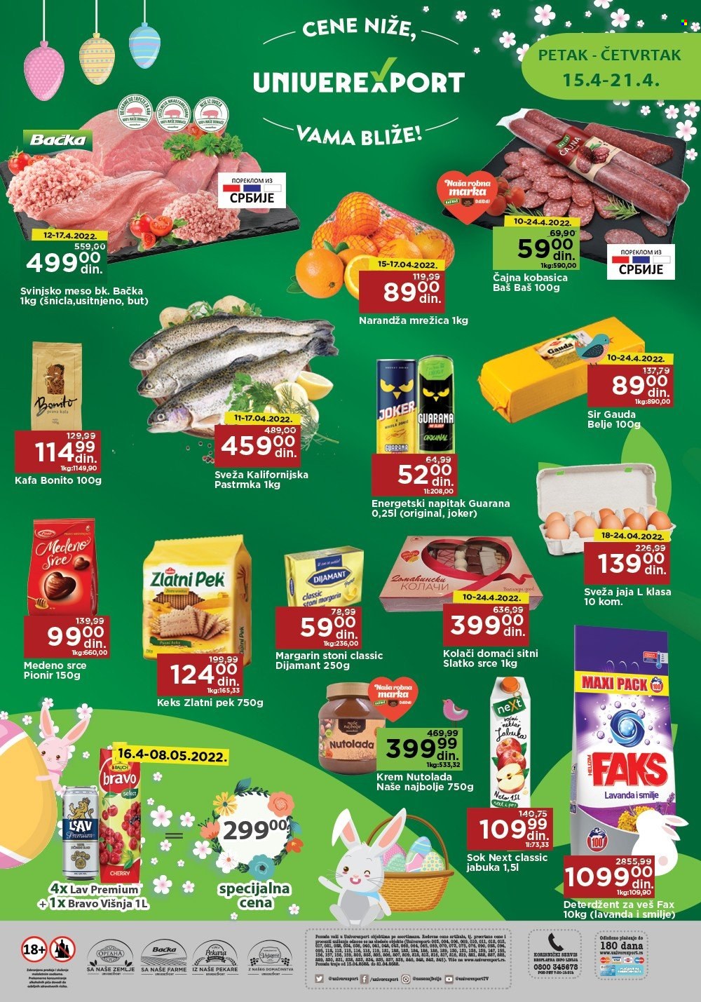 Univerexport katalog - 15.04.2022 - 21.04.2022. Stranica 1