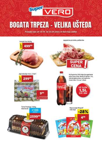 SuperVERO katalog - 18.04.2022 - 23.04.2022.