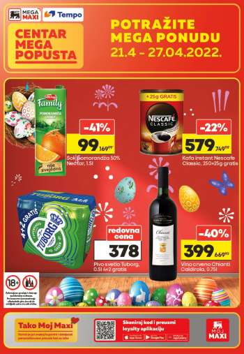Mega Maxi katalog - 21.04.2022 - 27.04.2022.