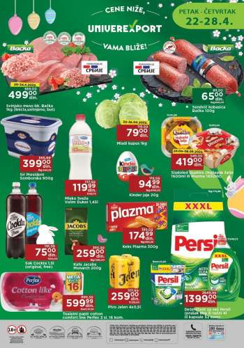 Univerexport katalog - 22.04.2022 - 28.04.2022.