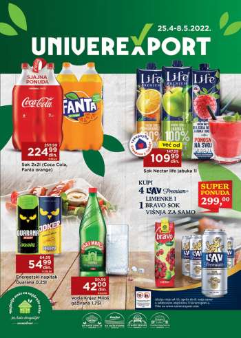 Univerexport katalog - 25.04.2022 - 08.05.2022.