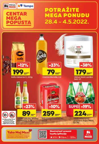 Mega Maxi katalog - 28.04.2022 - 04.05.2022.