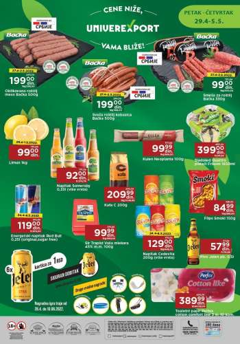 Univerexport katalog - 29.04.2022 - 05.05.2022.