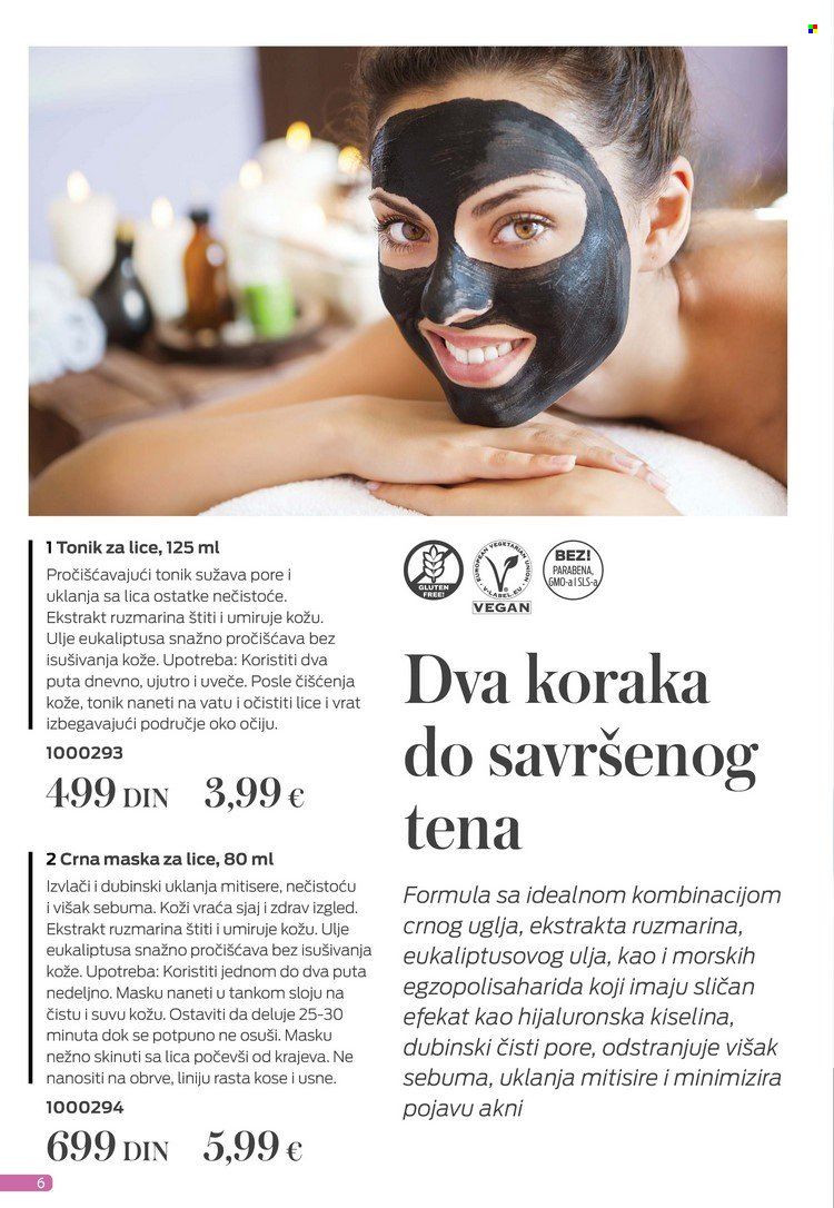 thumbnail - Farmasi katalog - 01.05.2022 - 31.05.2022 - Proizvodi na akciji - maska za lice, tonik za lice. Stranica 6.
