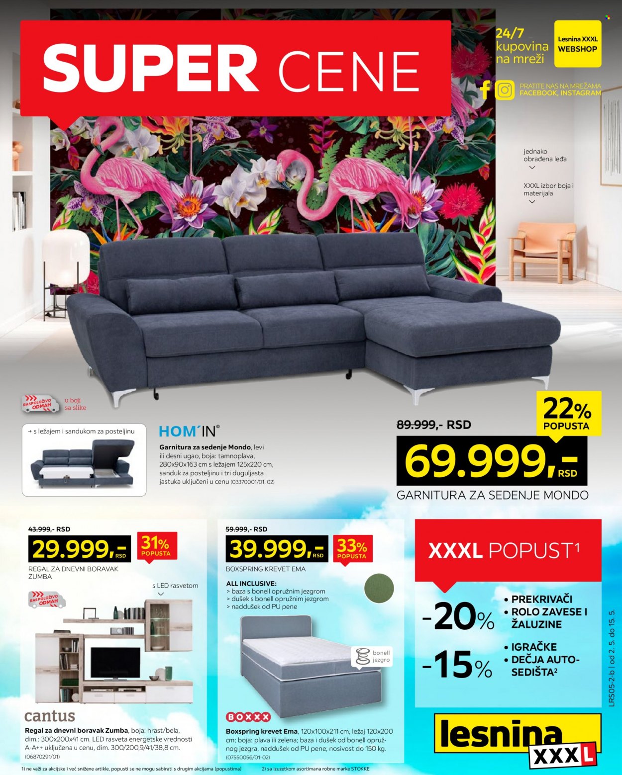 Lesnina XXXL katalog - 02.05.2022 - 15.05.2022. Stranica 1