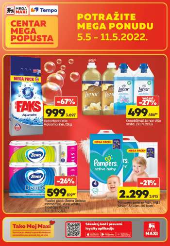 Mega Maxi katalog - 05.05.2022 - 11.05.2022.