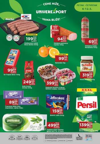 Univerexport katalog - 06.05.2022 - 12.05.2022.