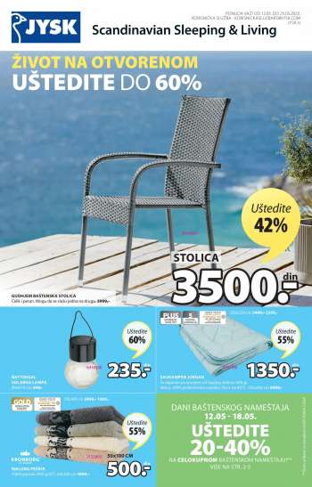 JYSK katalog - 12.05.2022 - 25.05.2022.