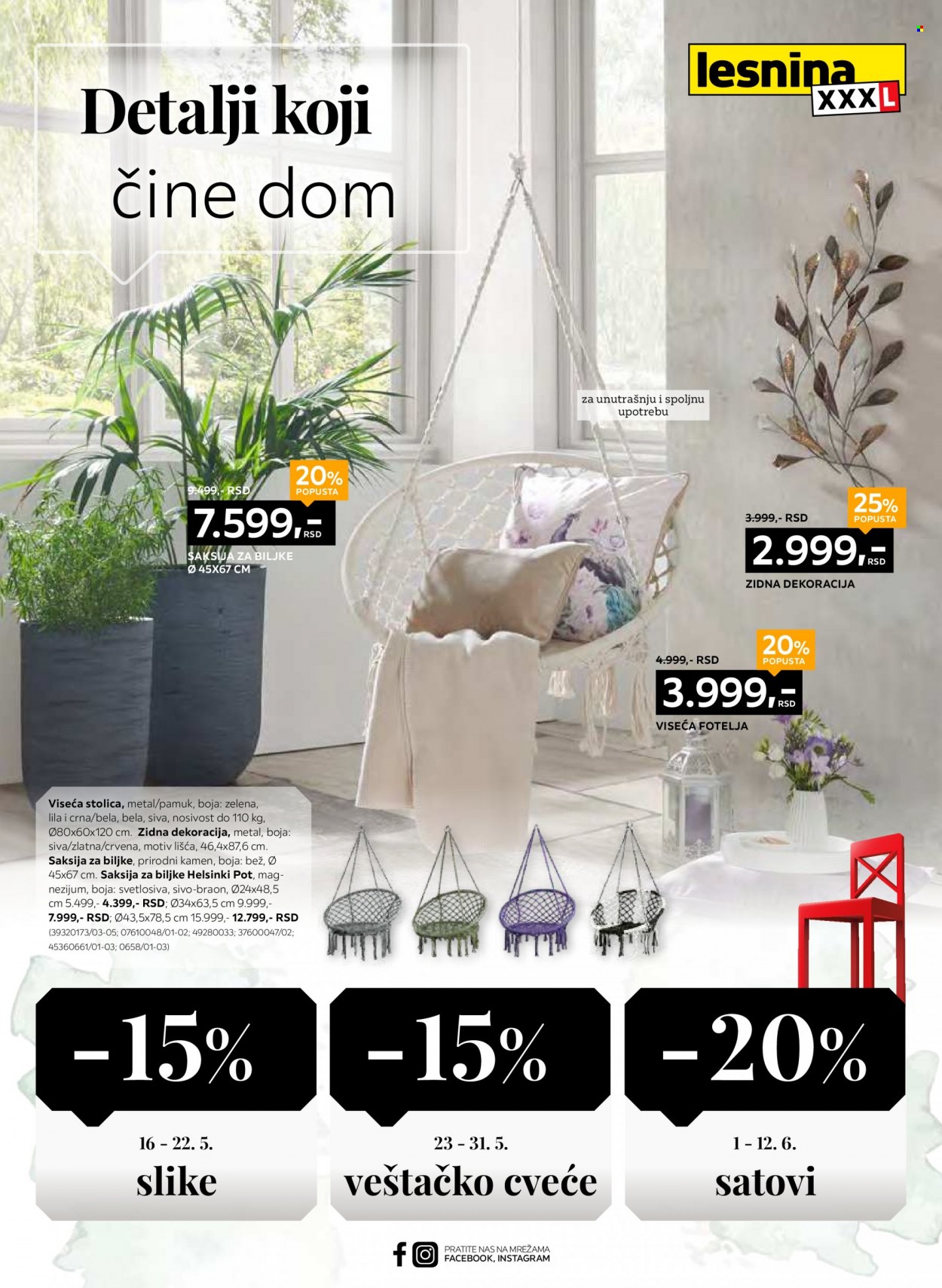 Lesnina XXXL katalog - 16.05.2022 - 12.06.2022. Stranica 1