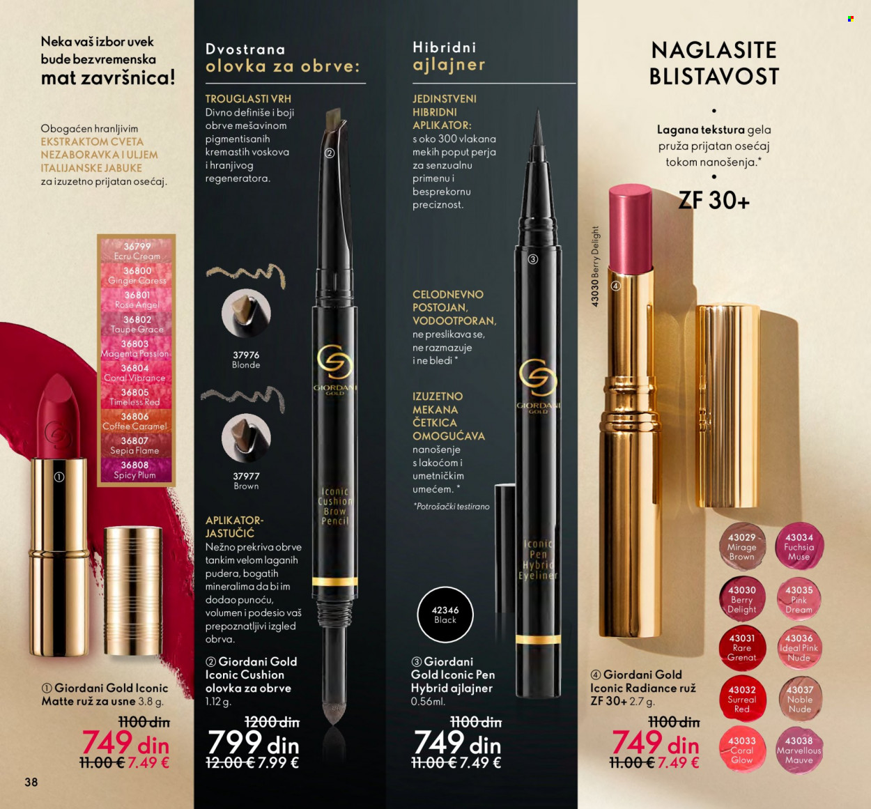 Oriflame katalog - 18.05.2022 - 07.06.2022. Stranica 38
