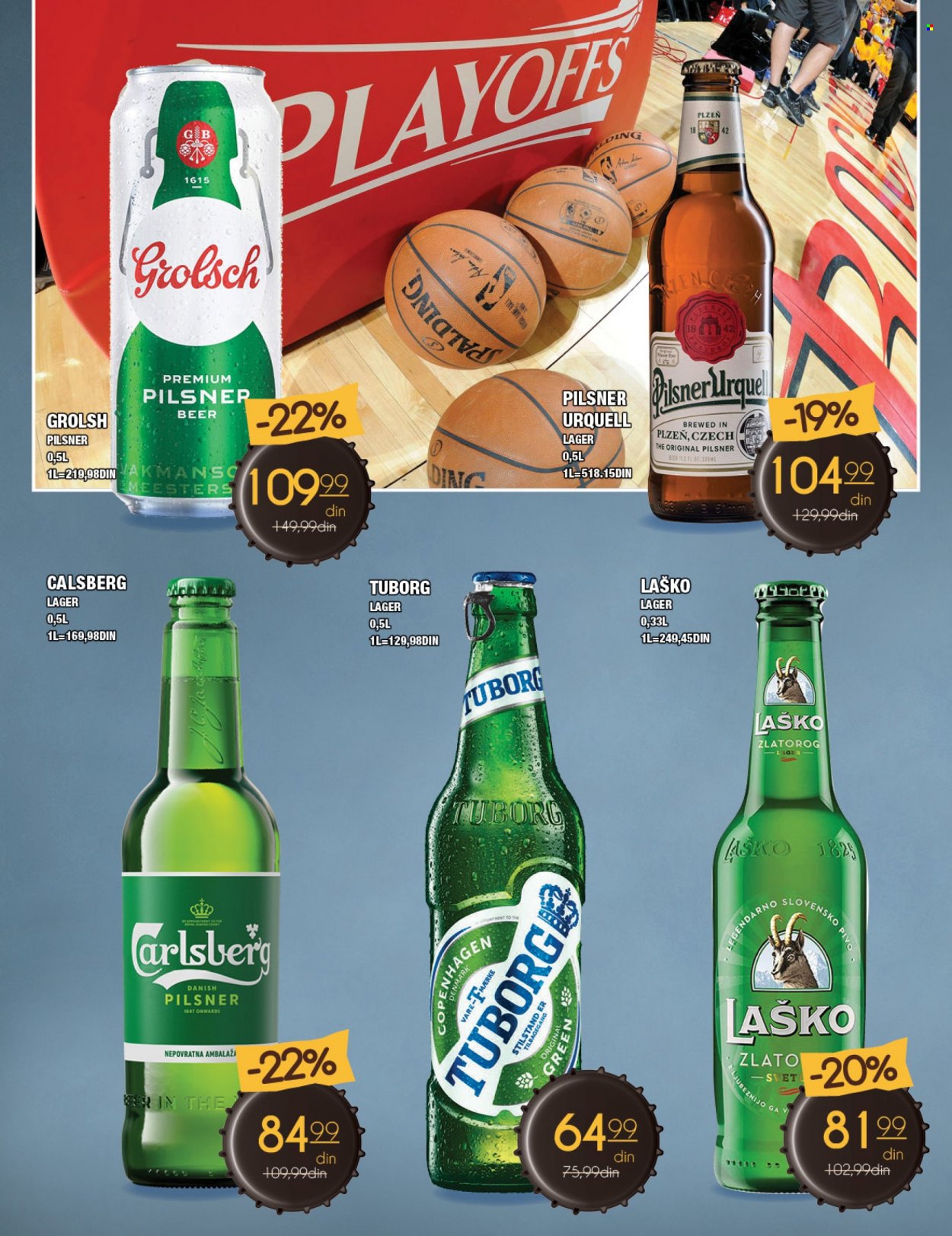 thumbnail - Idea katalog - 23.05.2022 - 19.06.2022 - Proizvodi na akciji - Carlsberg, Tuborg, Zlatorog, Laško, pivo. Stranica 10.