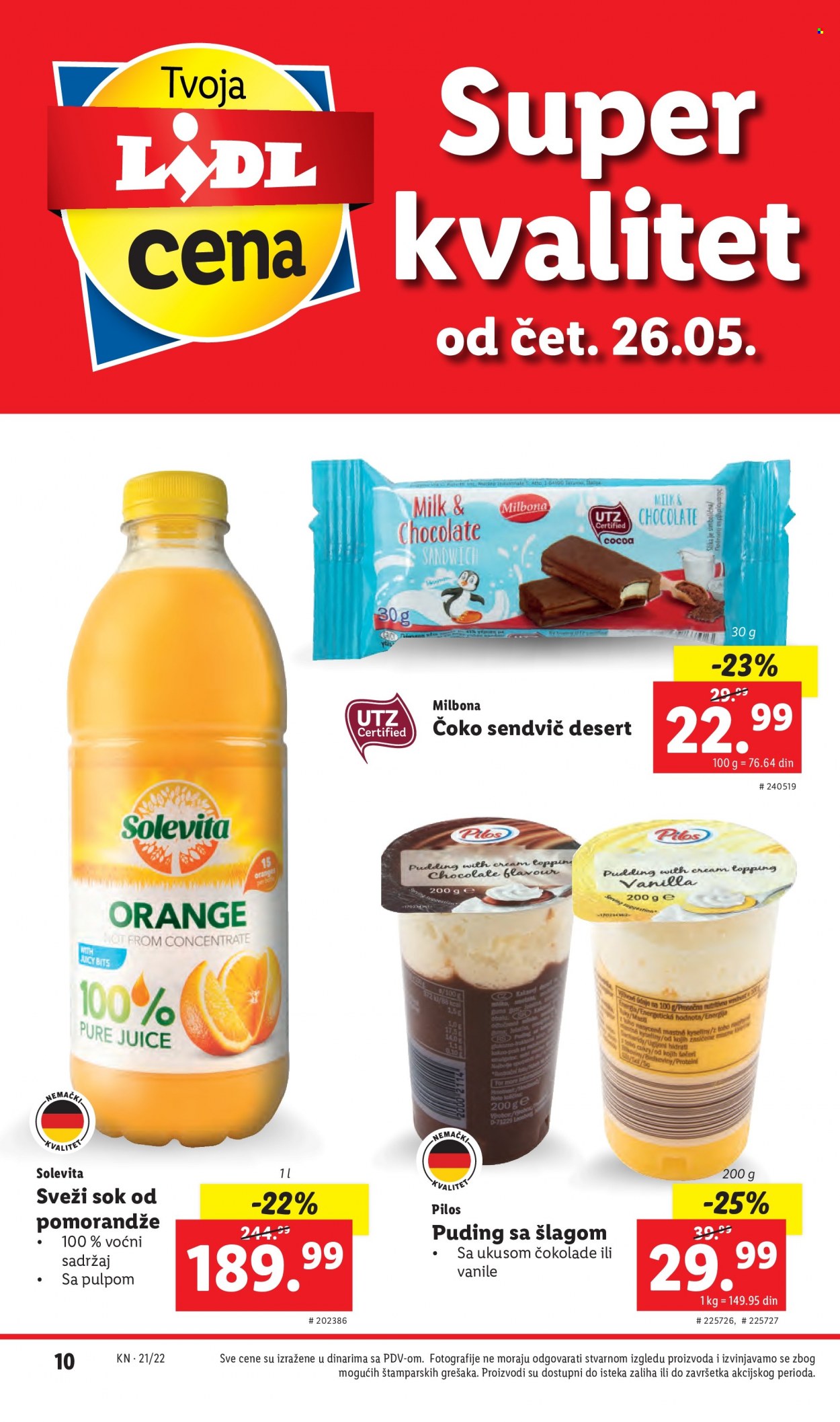 Lidl katalog - 26.05.2022 - 01.06.2022. Stranica 10
