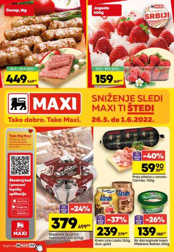 Maxi katalog - 26.05.2022 - 01.06.2022.