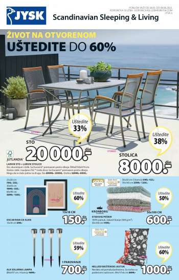 JYSK katalog - 26.05.2022 - 08.06.2022.