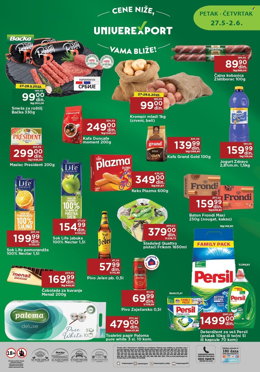 Univerexport katalog - 27.05.2022 - 02.06.2022. Stranica 1