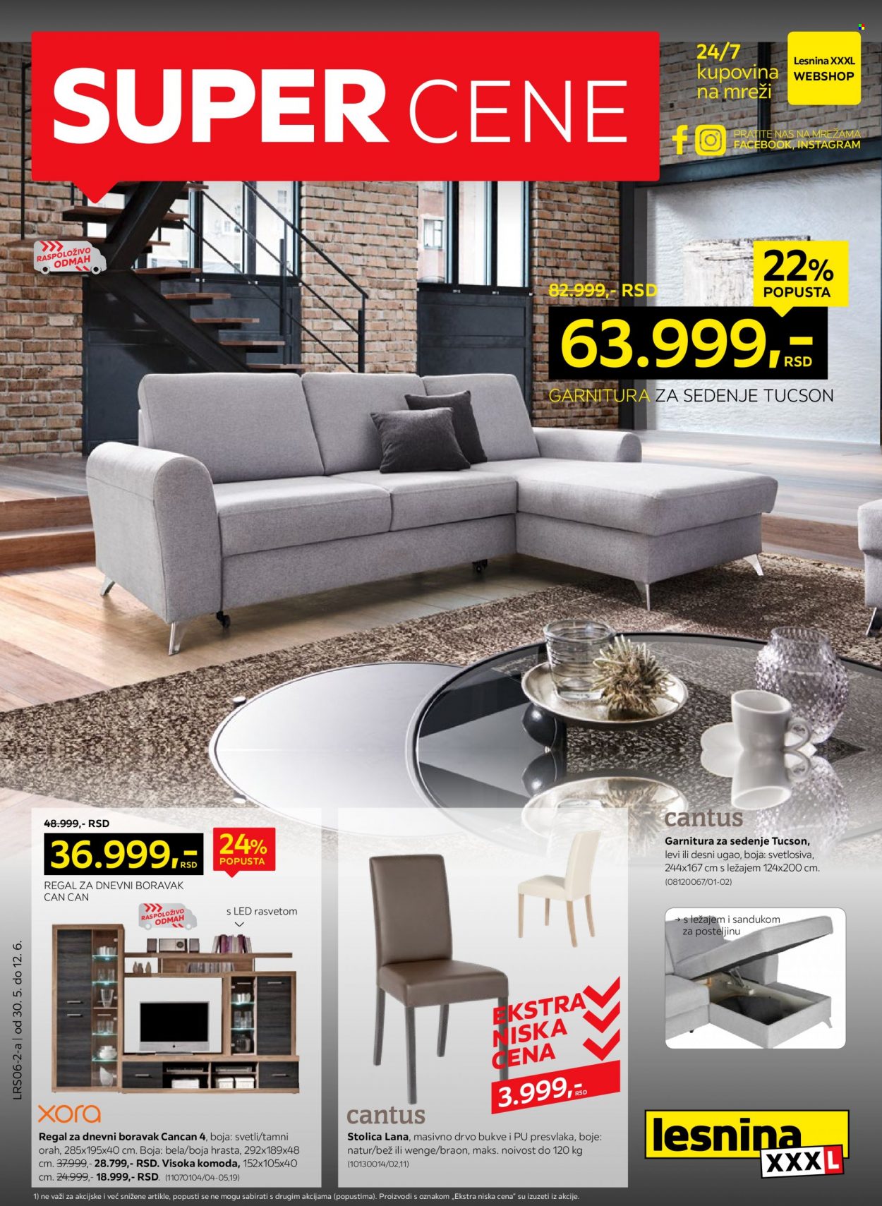Lesnina XXXL katalog - 30.05.2022 - 12.06.2022. Stranica 1