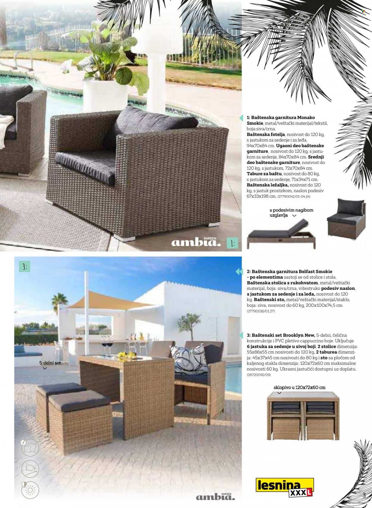 Lesnina XXXL katalog - 30.05.2022 - 11.09.2022. Stranica 3
