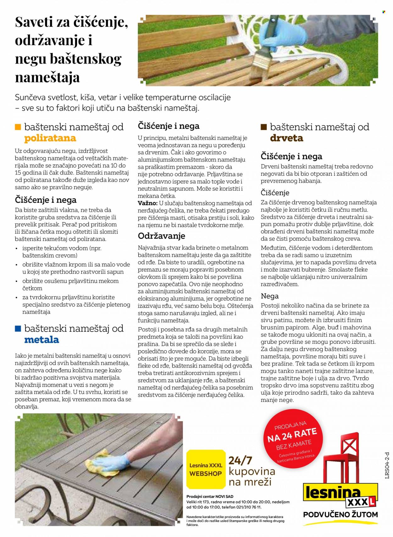 thumbnail - Lesnina XXXL katalog - 30.05.2022 - 11.09.2022 - Proizvodi na akciji - četka, baštenski nameštaj, kiša. Stranica 28.