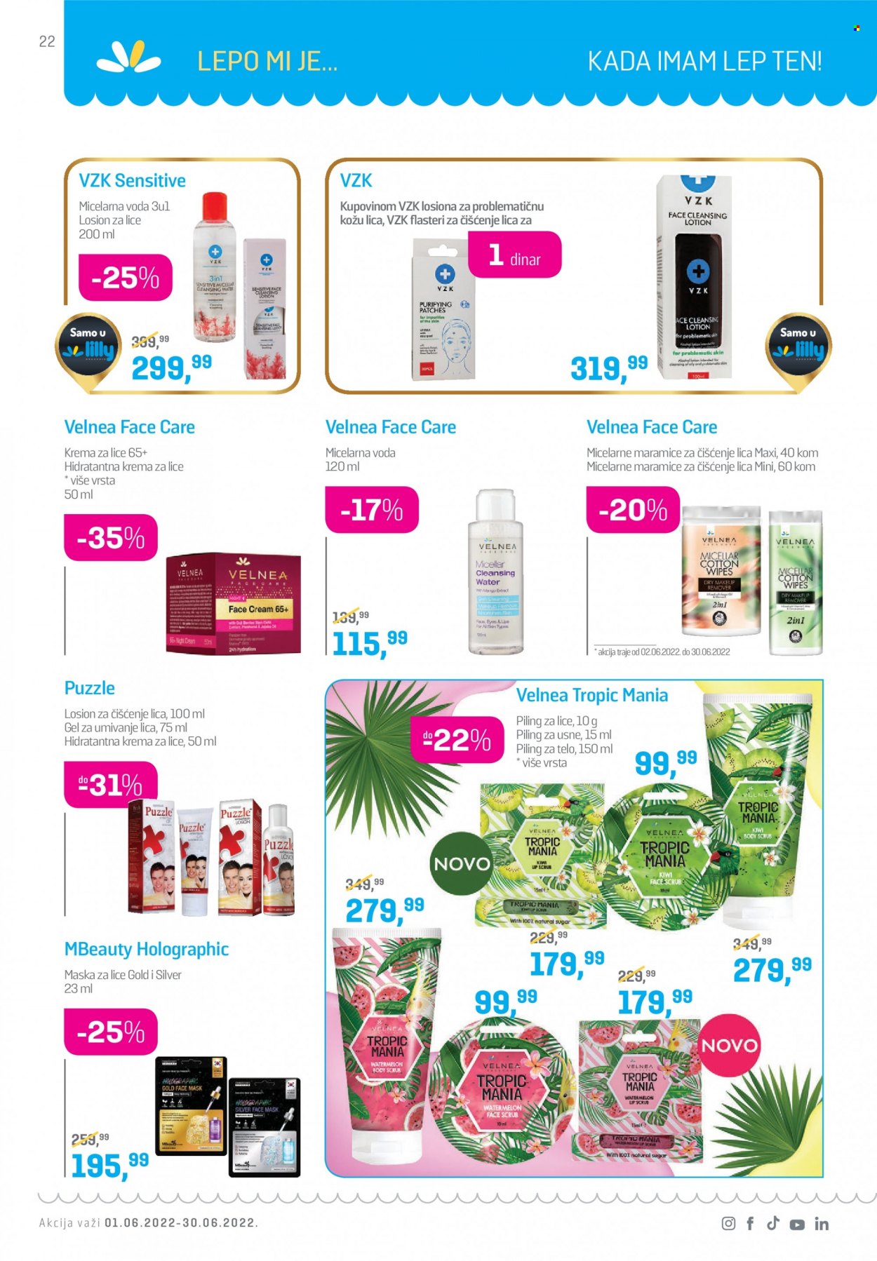 Lilly Drogerie katalog - 01.06.2022 - 30.06.2022. Stranica 22
