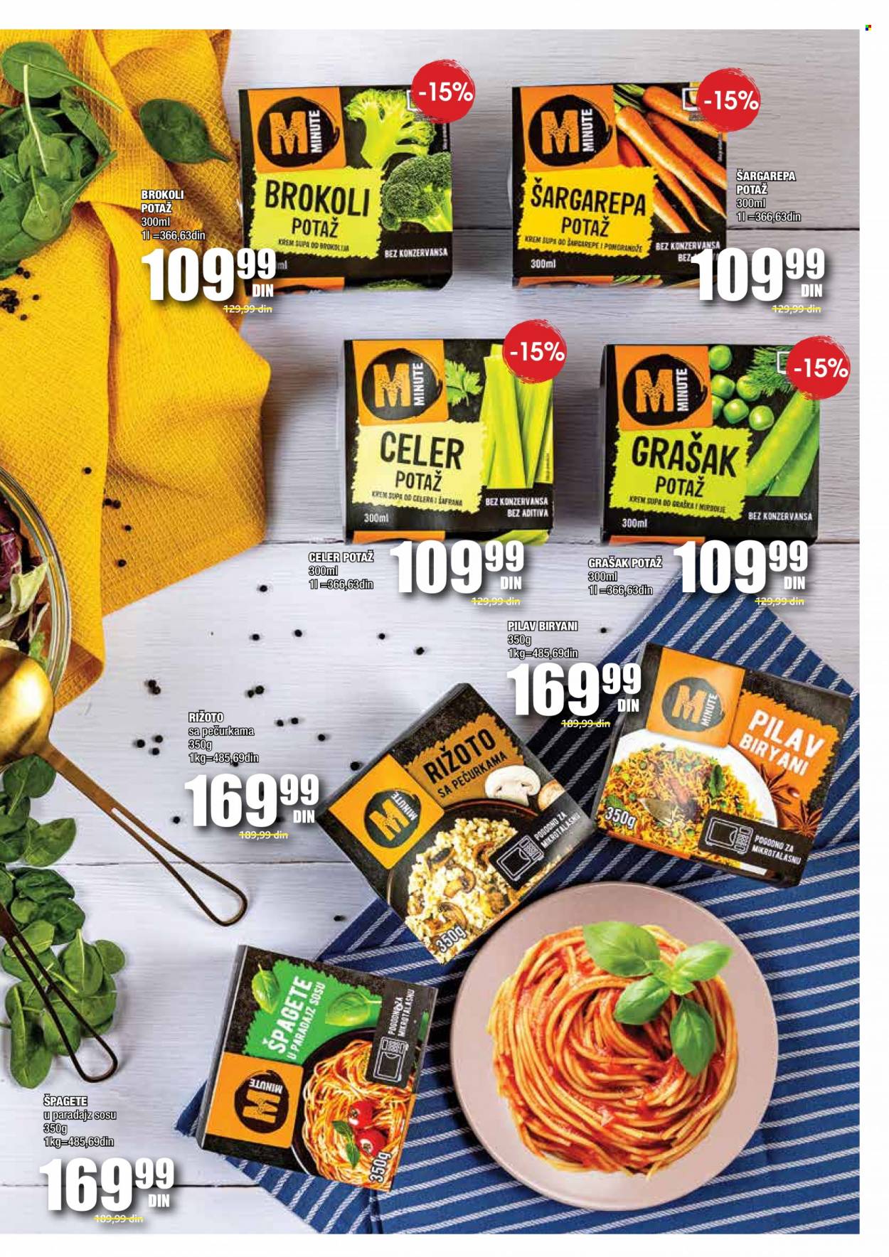 thumbnail - Idea katalog - 06.06.2022 - 03.07.2022 - Proizvodi na akciji - šargarepa, grašak, celer, brokoli, supe, instant supa, krem supa, špageti. Stranica 7.