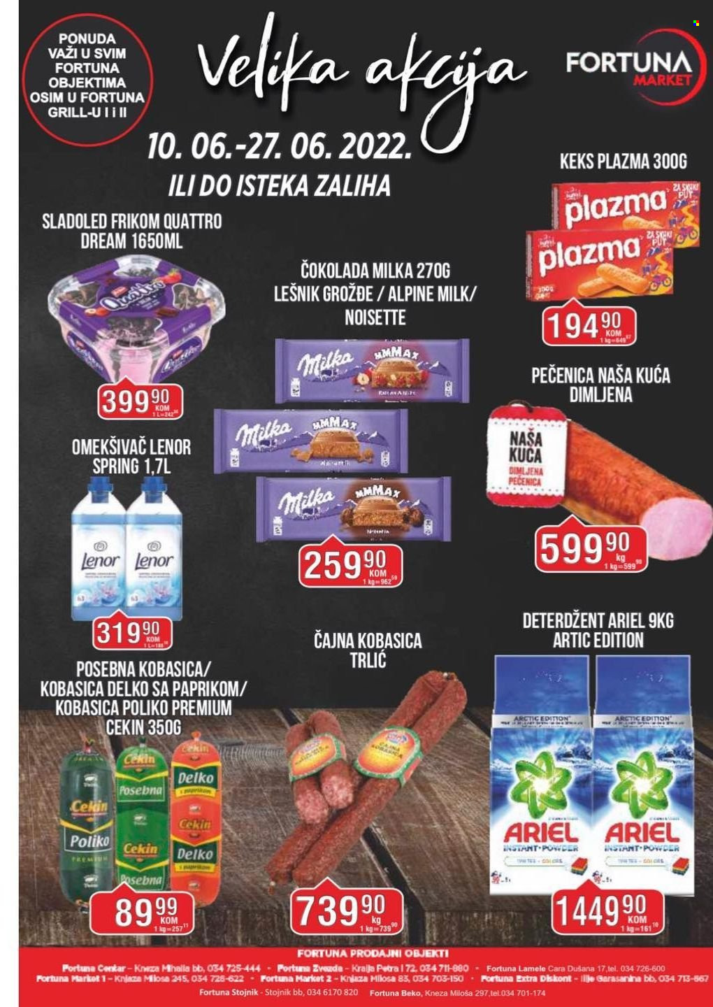 Fortuna Market katalog - 10.06.2022 - 27.06.2022. Stranica 1