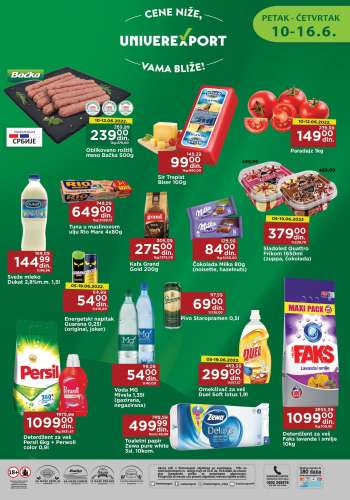 Univerexport katalog - 10.06.2022 - 16.06.2022.