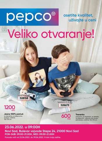 Pepco katalog - 23.06.2022 - 29.06.2022.