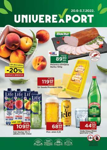Univerexport katalog - 20.06.2022 - 03.07.2022.