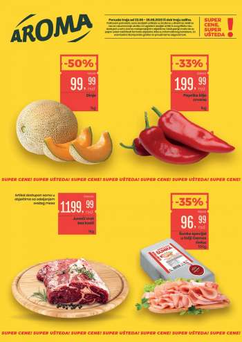 Aroma Market katalog - 23.06.2022 - 26.06.2022.