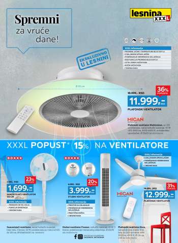 Lesnina XXXL katalog - 23.06.2022 - 24.07.2022.