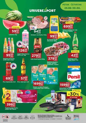 Univerexport katalog - 24.06.2022 - 30.06.2022.