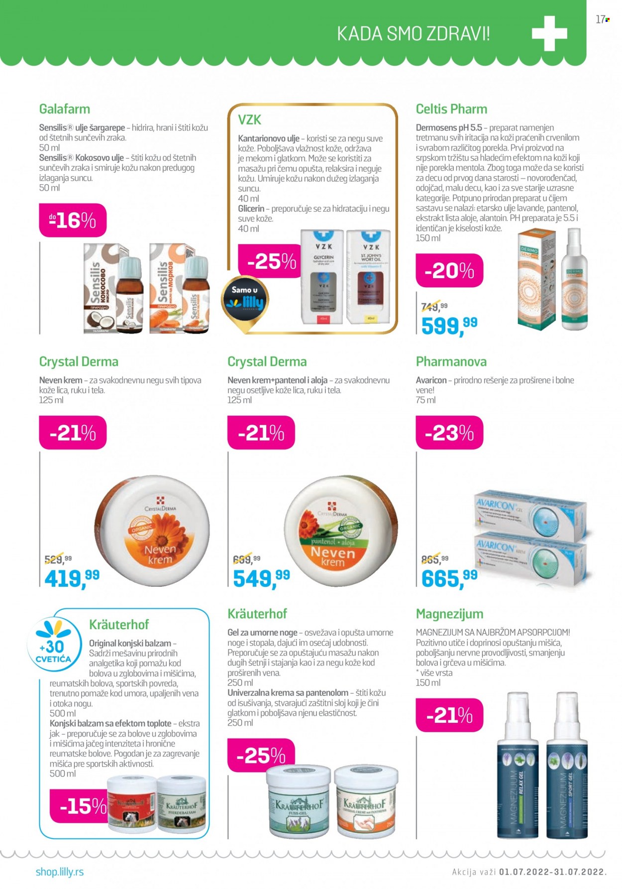 Lilly Drogerie katalog - 01.07.2022 - 31.07.2022. Stranica 17