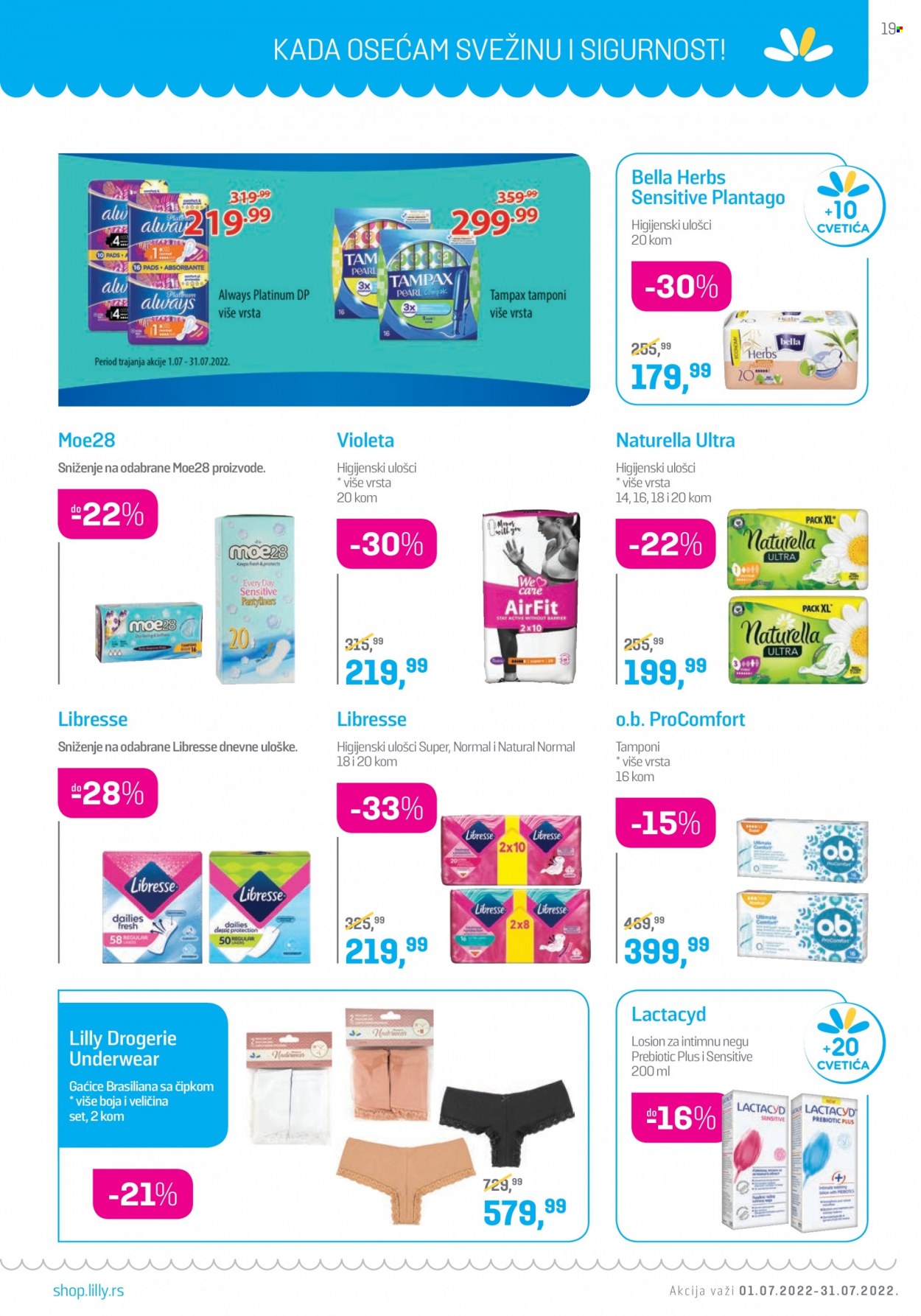 Lilly Drogerie katalog - 01.07.2022 - 31.07.2022. Stranica 19