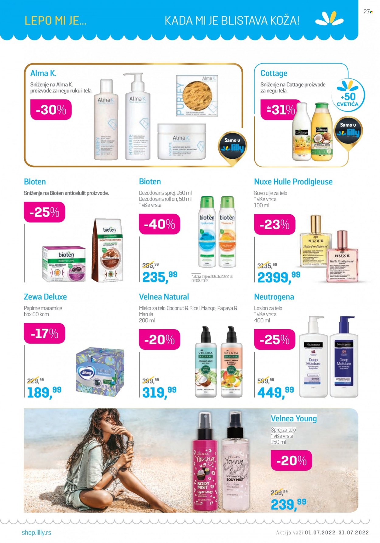 Lilly Drogerie katalog - 01.07.2022 - 31.07.2022. Stranica 27