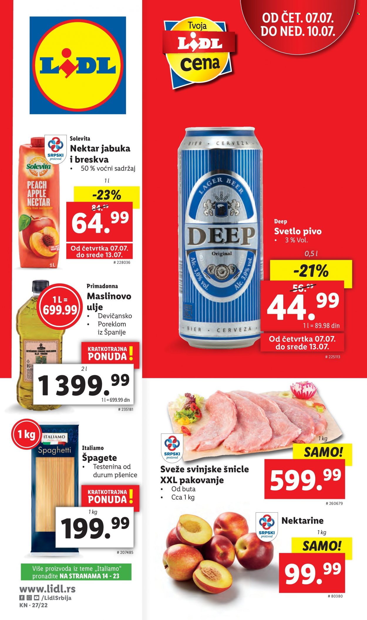 Lidl katalog - 07.07.2022 - 13.07.2022. Stranica 1