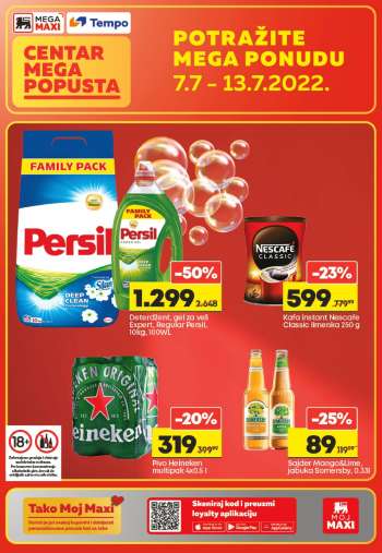 Mega Maxi katalog - 07.07.2022 - 13.07.2022.