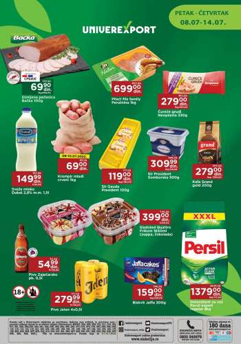 Univerexport katalog - 08.07.2022 - 14.07.2022.